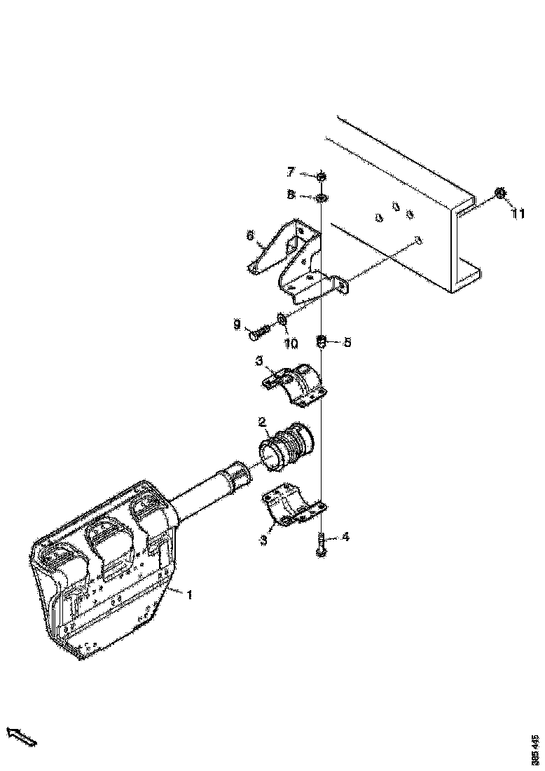Buy 1858459 FLANGE SCR SCANIA