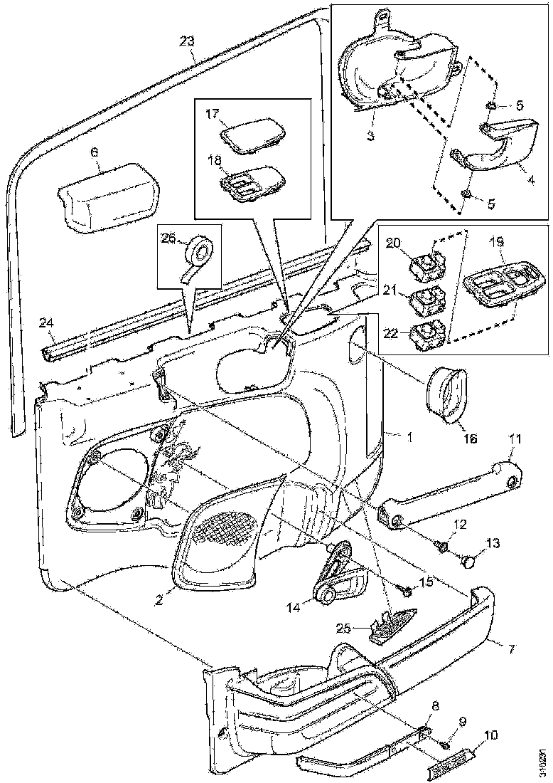 Buy 1861696 ARMREST SCANIA