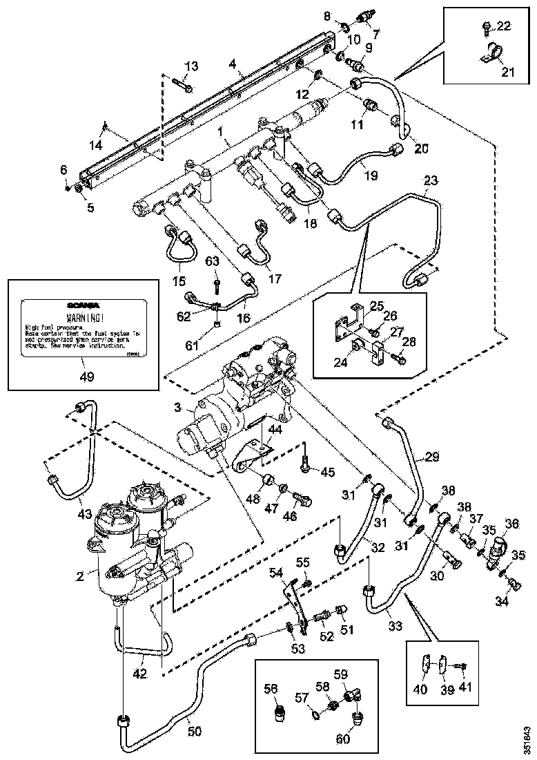 Buy 1862547 FUEL PIPE SCANIA