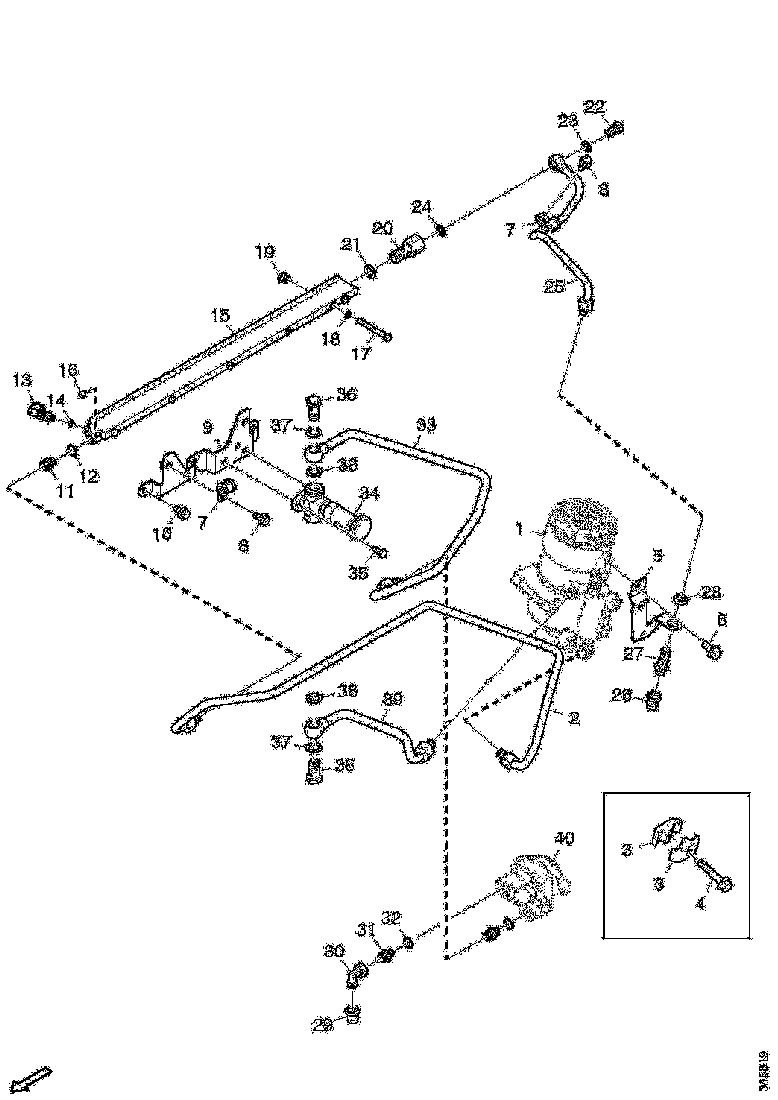 Buy 1864128 FUEL PIPE SCANIA