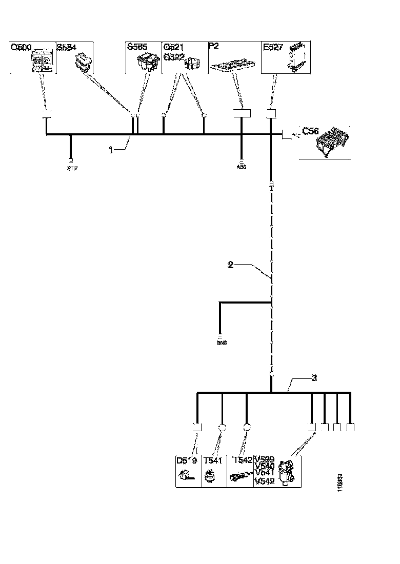 Buy 1864244 CABLE HARNESS SCANIA