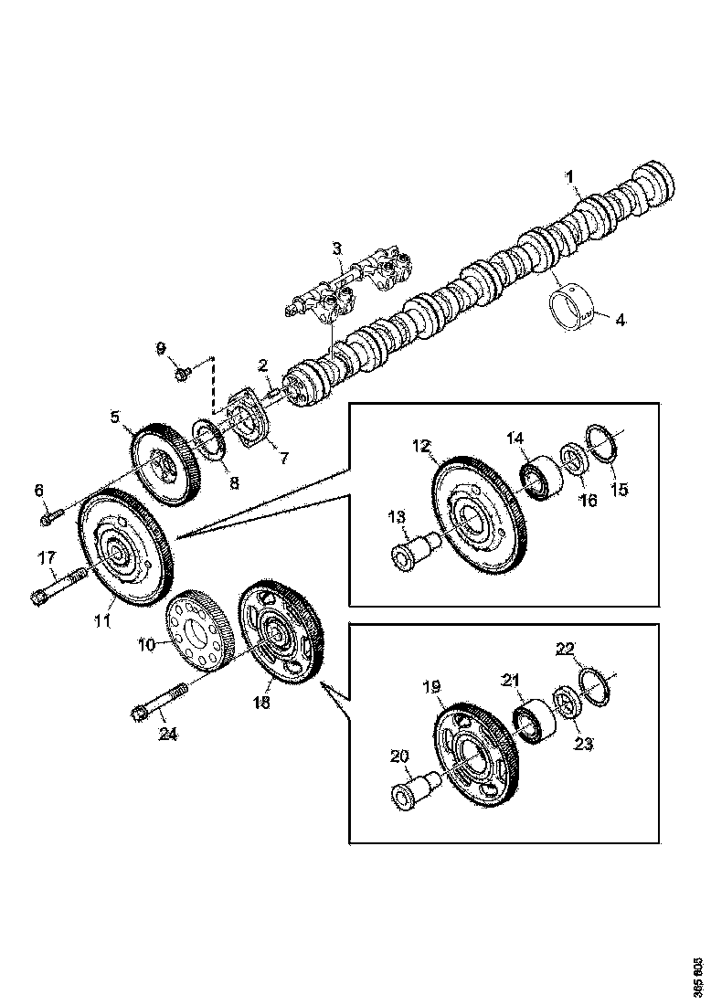 Buy 1865230 CAMSHAFT SCANIA