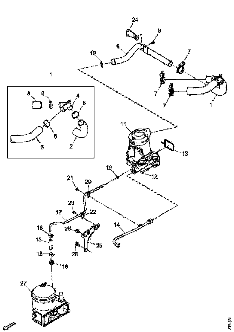 Buy 1866012 LUBRICATION PIPE SCANIA
