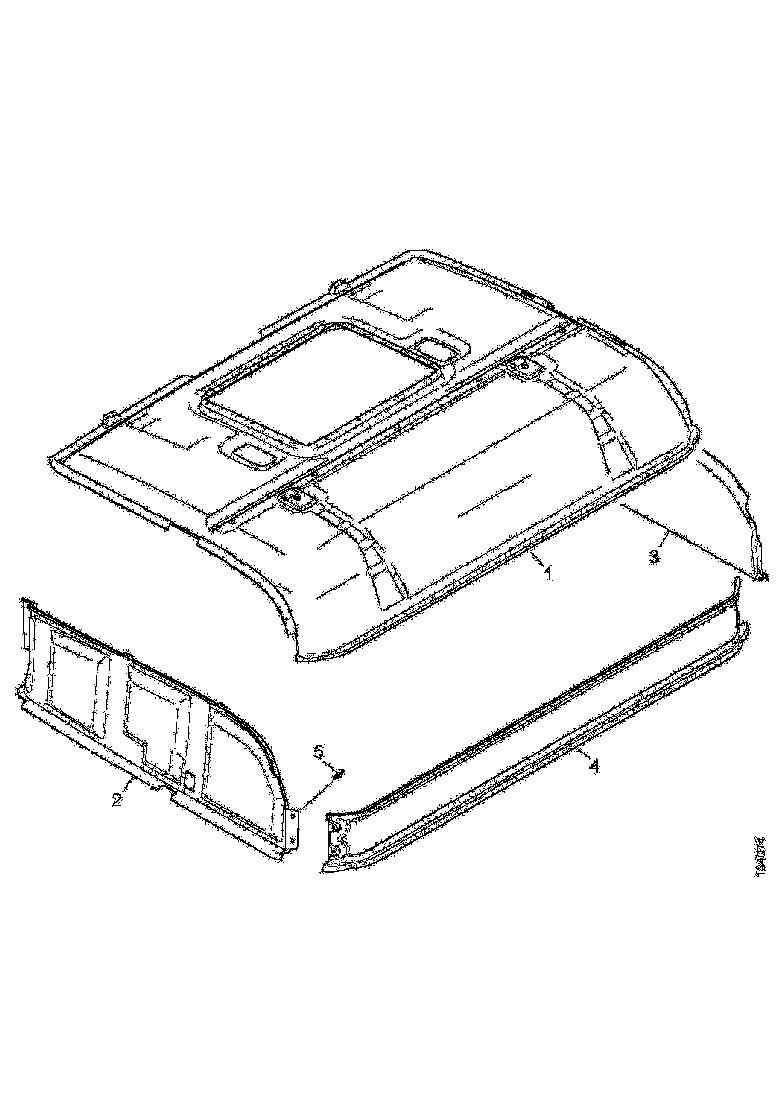 Buy 1866400 CEILING PANEL RH SCANIA