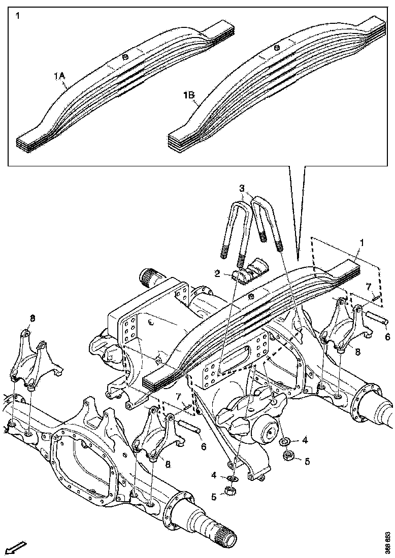 Buy 1867223 SEAT PERCH SCANIA