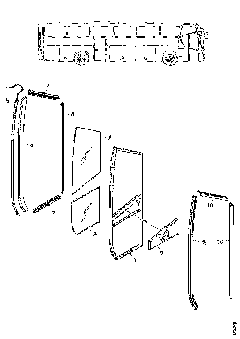 Buy 1867312 DOOR WINDO SCANIA