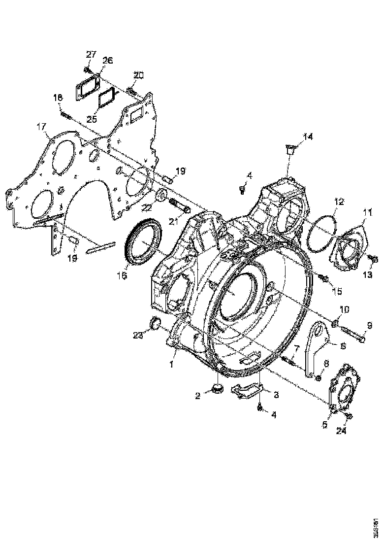 Buy 1867336 TIMING GEAR PLATE SCANIA