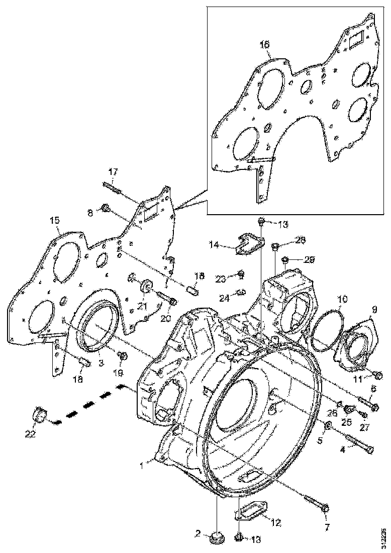 Buy 1867340 TIMING GEAR PLATE SCANIA