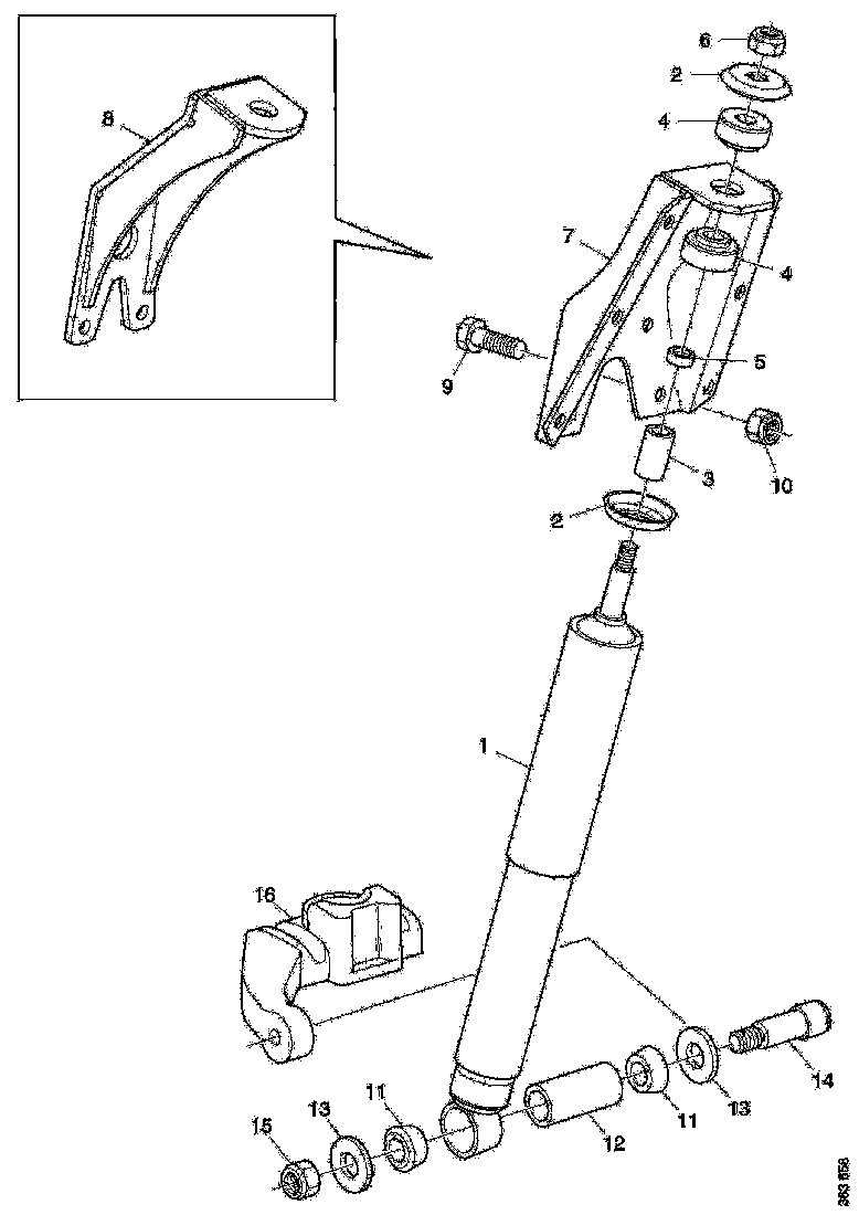 Buy 1867874 SHOCK ABSORBER (S) SCANIA