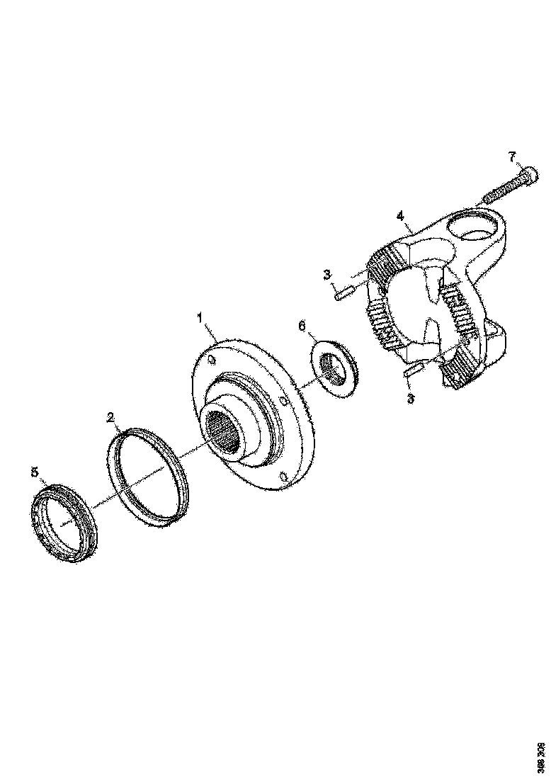 Buy 1868016 END YOKE FLANGE SCANIA