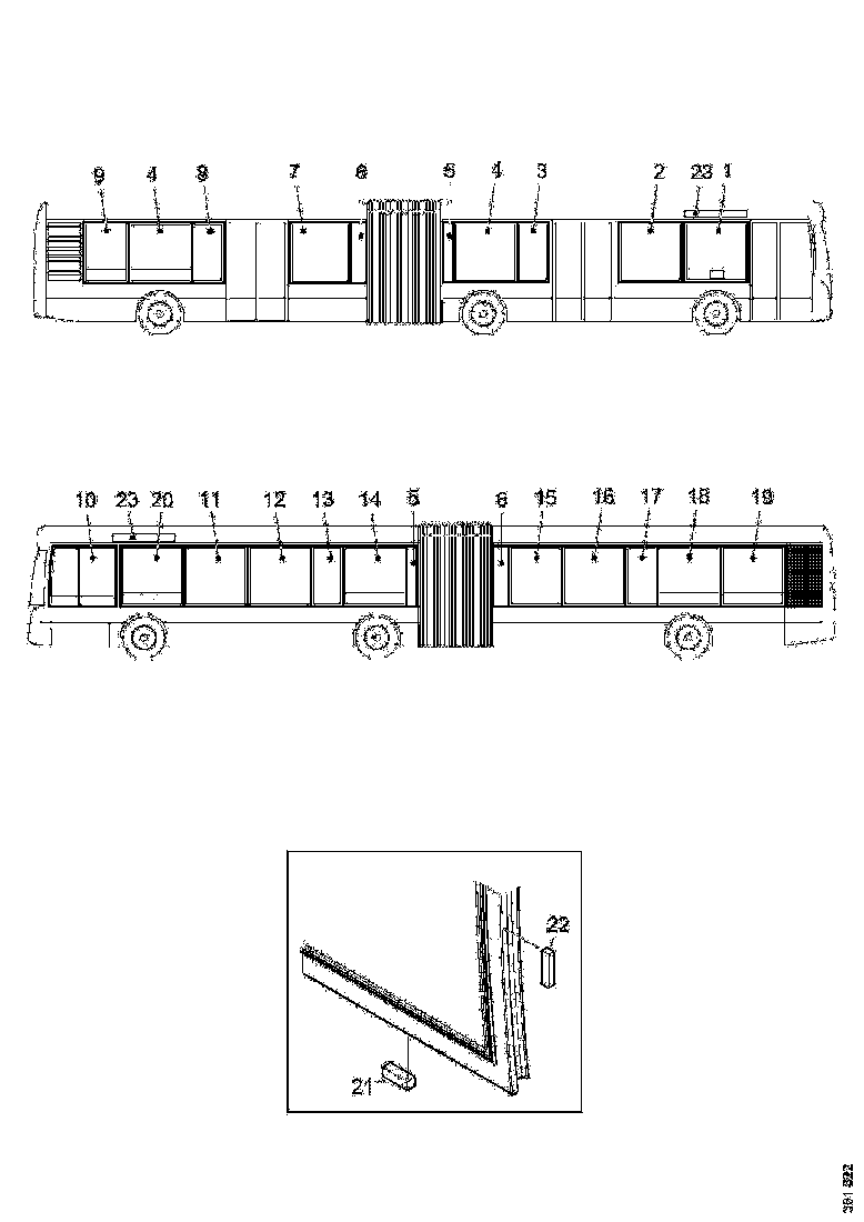 Buy 1868371 SIDE WINDOW SINGLE GLASS SCANIA