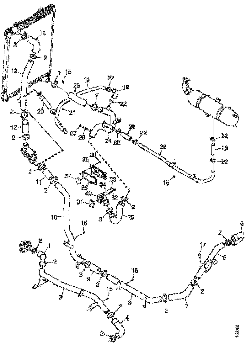 Buy 1869133 COOLANT PIPE SCANIA