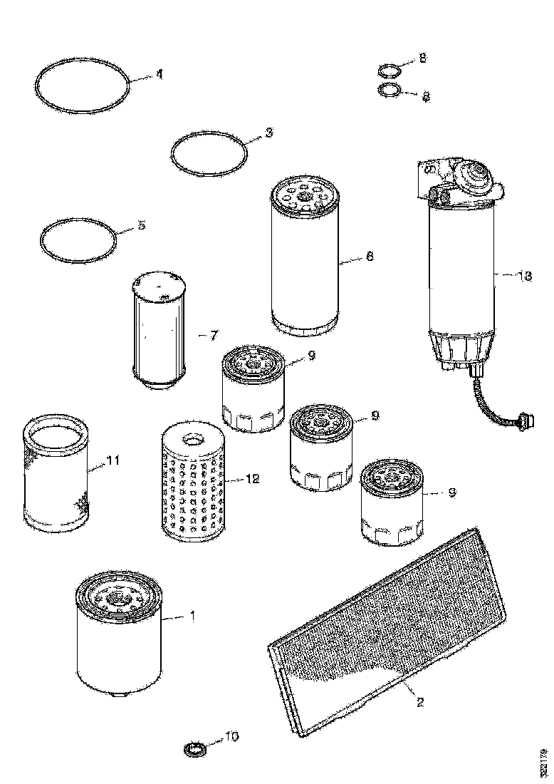 Buy 1869993 AIR FILTER SCANIA