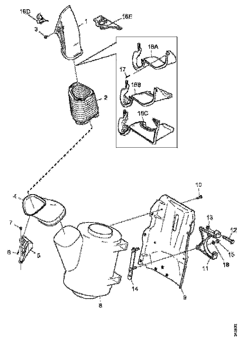 Buy 1871058 AIR INTAKE SCANIA