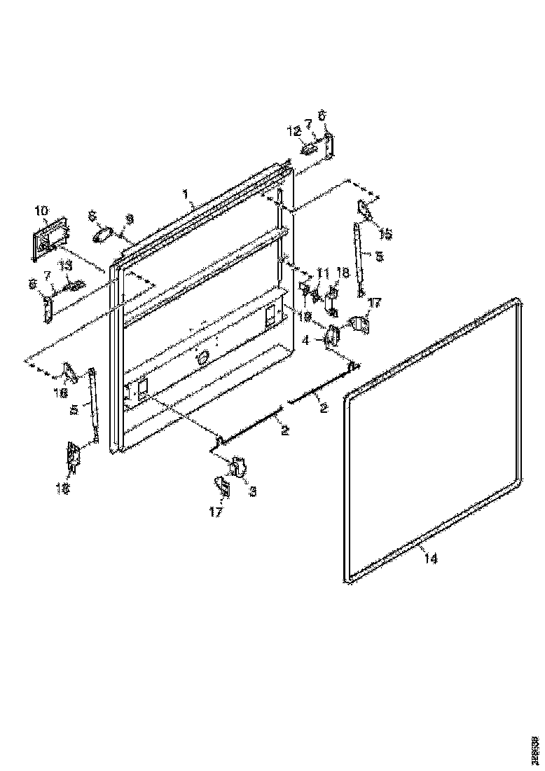 Buy 1871172 LUGGAGE COMPARTMENT DOOR SCANIA