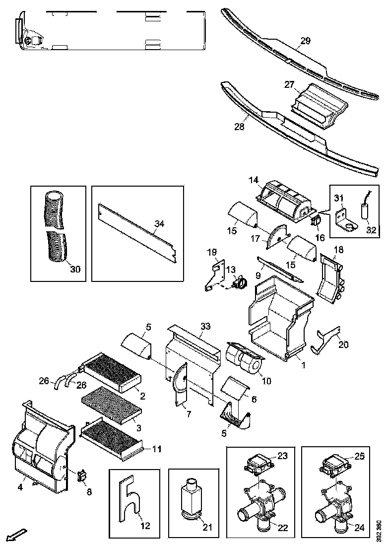 Buy 1871613 EVAPORATOR SCANIA
