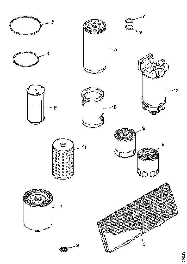 Buy 1872151 AIR FILTER CATRIDGE SCANIA