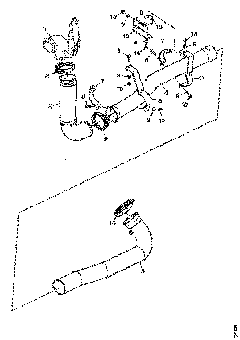 Buy 1878602 EXHAUST HOSE SCANIA