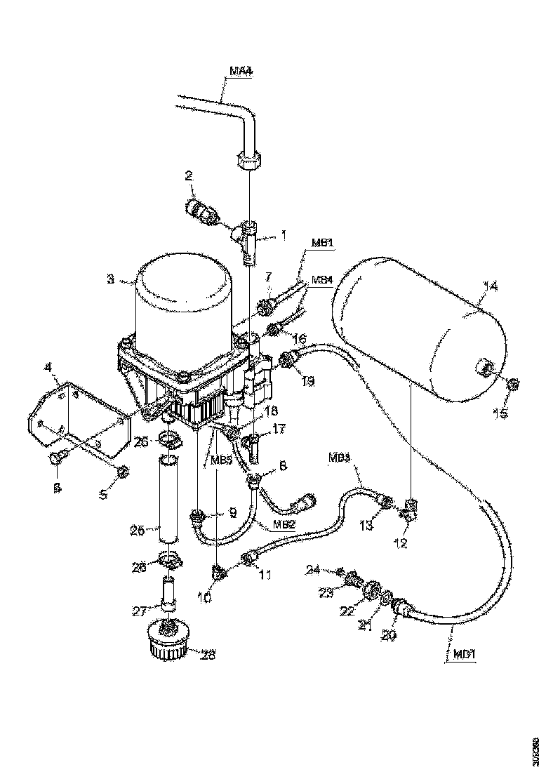 Buy 1887055 HOSE ASSEMBLY SCANIA