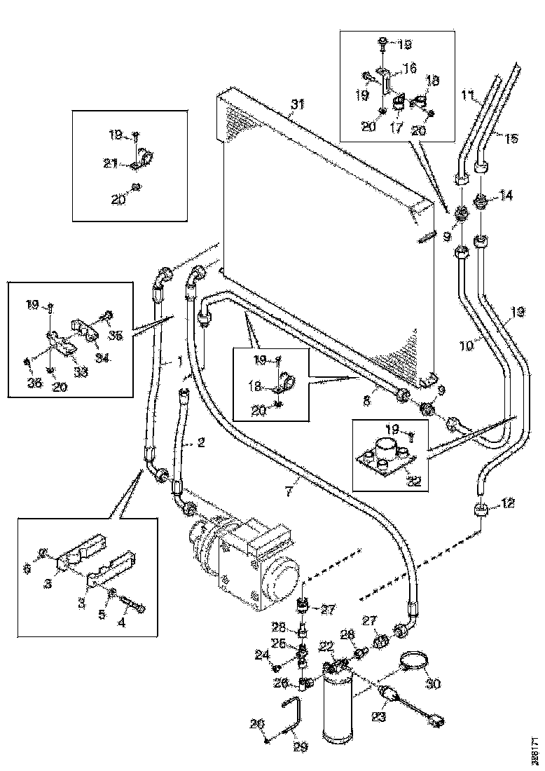 Buy 1887528 HOSE BRACKET SCANIA