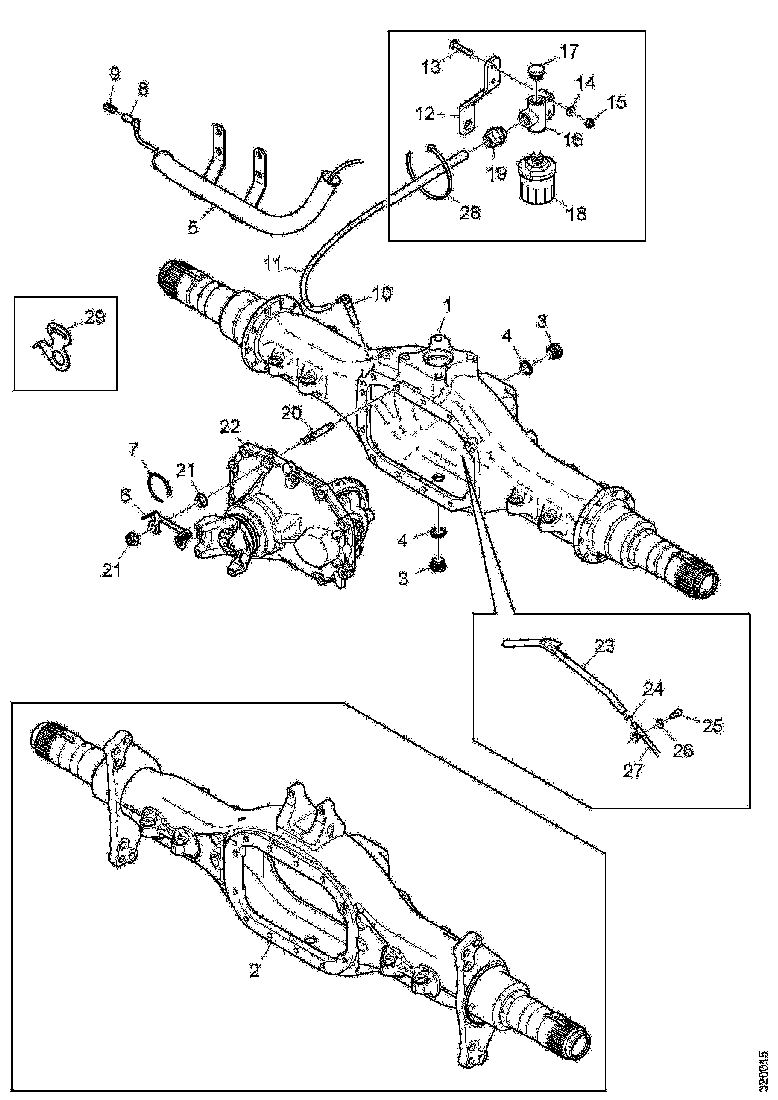 Buy 1887851 REAR AXLE SCANIA