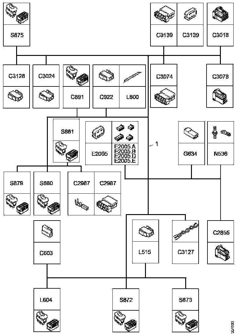 Buy 1888710 CABLE HARNESS SCANIA