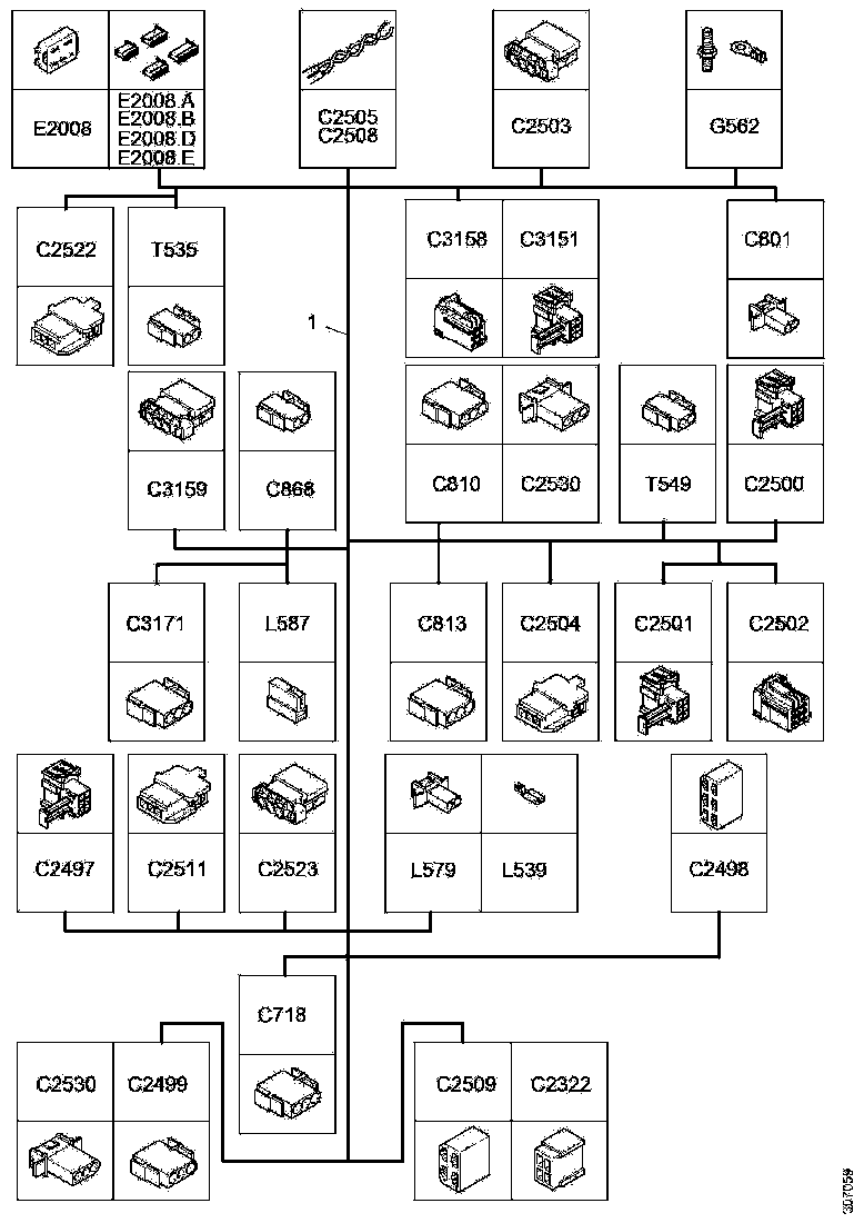 Buy 1890001 CABLE HARNESS SCANIA