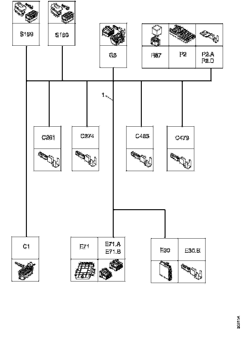 Buy 1890157 CABLE HARNESS SCANIA