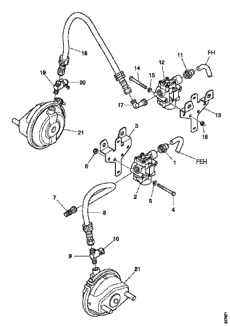 Buy 1892584 BRAKE PIPE SCANIA