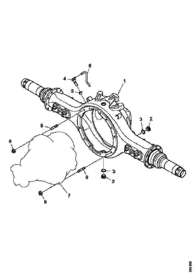 Buy 1894053 REAR AXLE SCANIA