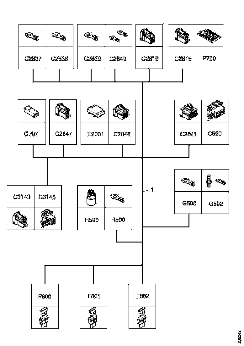 Buy 1896618 CABLE HARNESS SCANIA