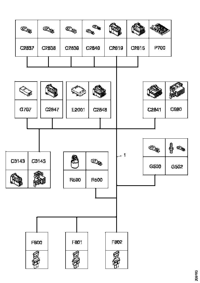 Buy 1896735 CABLE HARNESS SCANIA