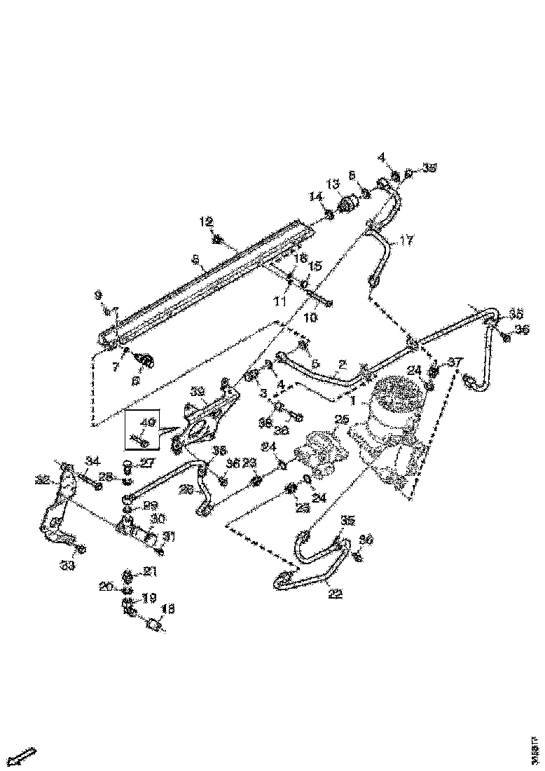 Buy 1900768 FUEL PIPE SCANIA