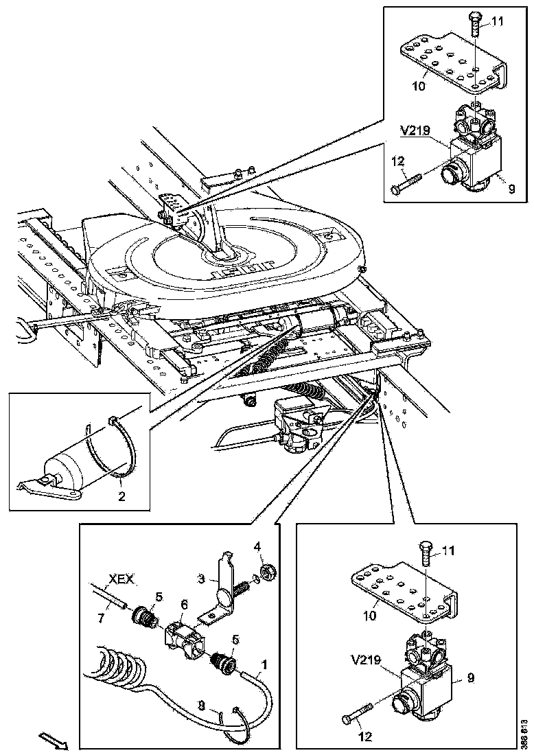 Buy 1902216 COILED HOS SCANIA