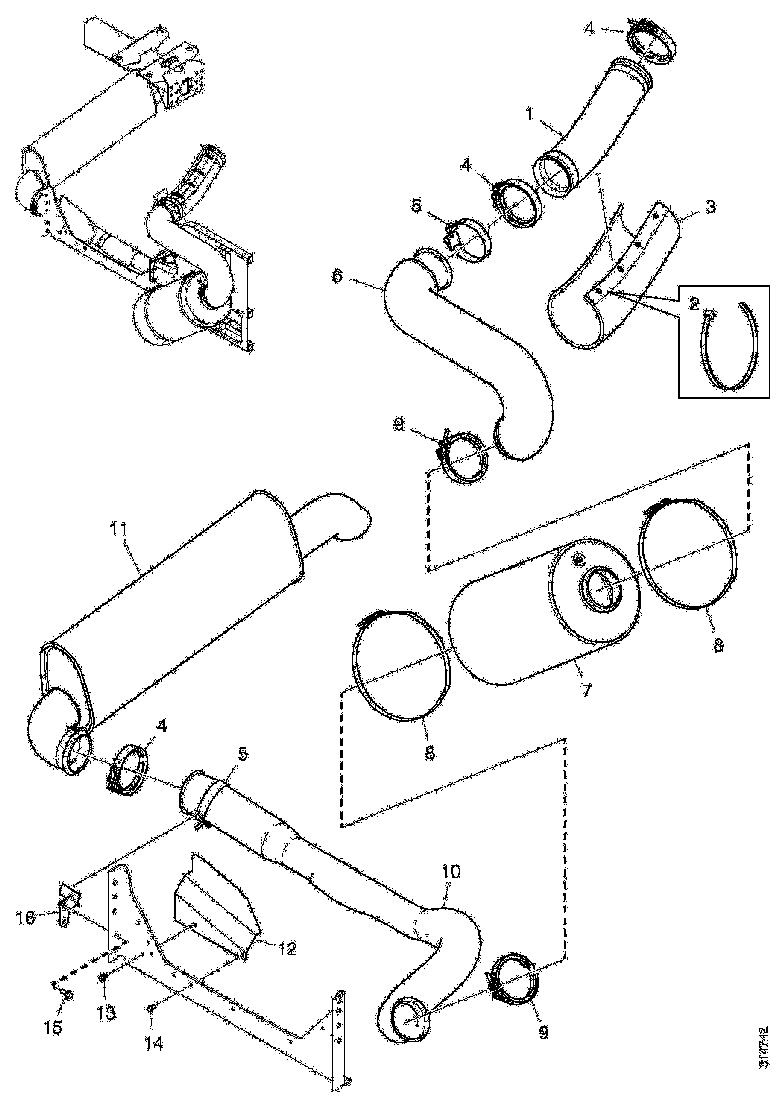 Buy 1903743 EXHAUST PIPE SCANIA