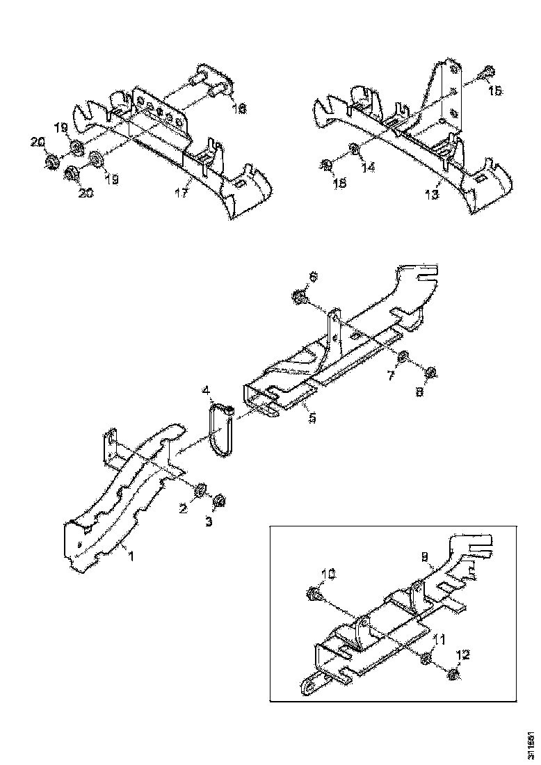 Buy 1908873 GUIDE RAIL SCANIA