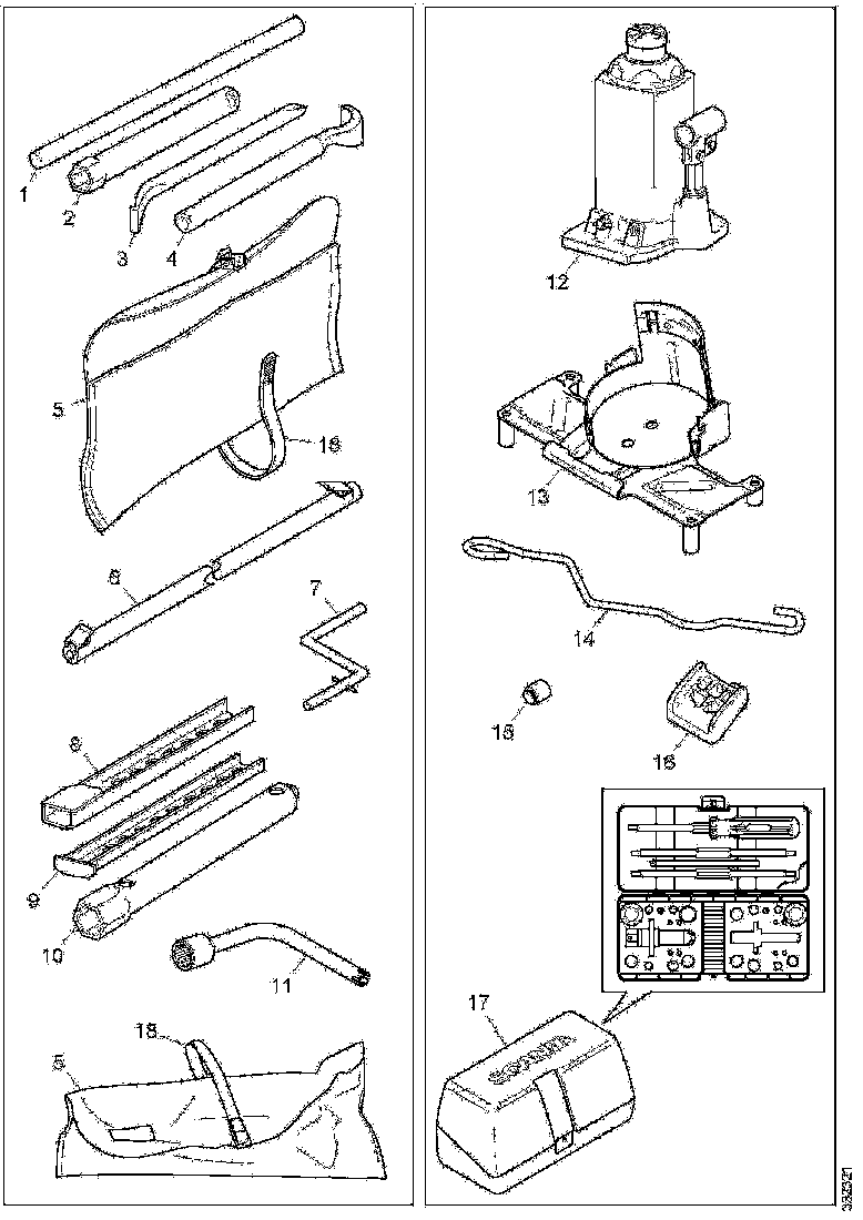 Buy 1908961 TOOL KIT SCANIA