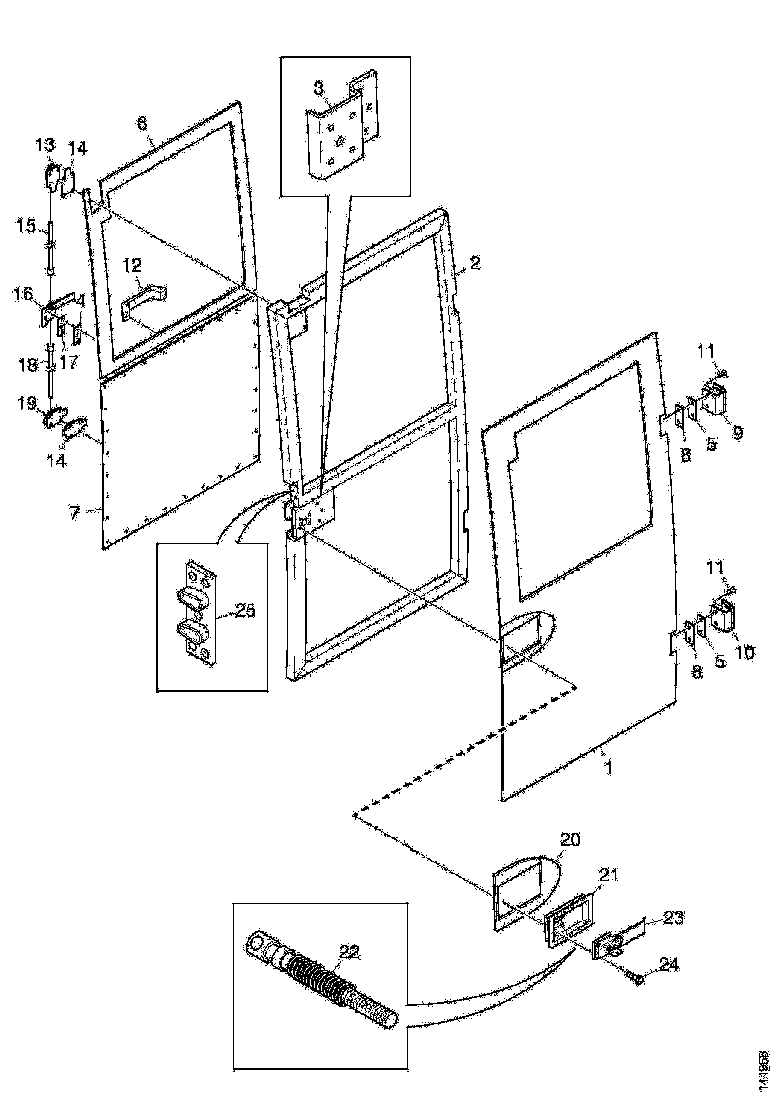 Buy 1909208 DOOR WINDO SCANIA