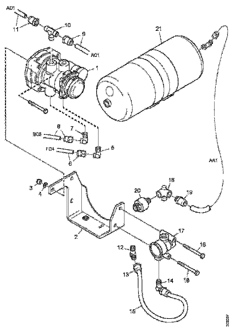 Buy 1909603 BRACKET SCANIA