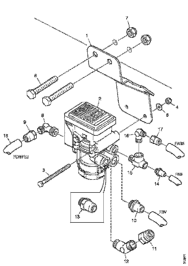 Buy 1910369 BRACKET SCANIA