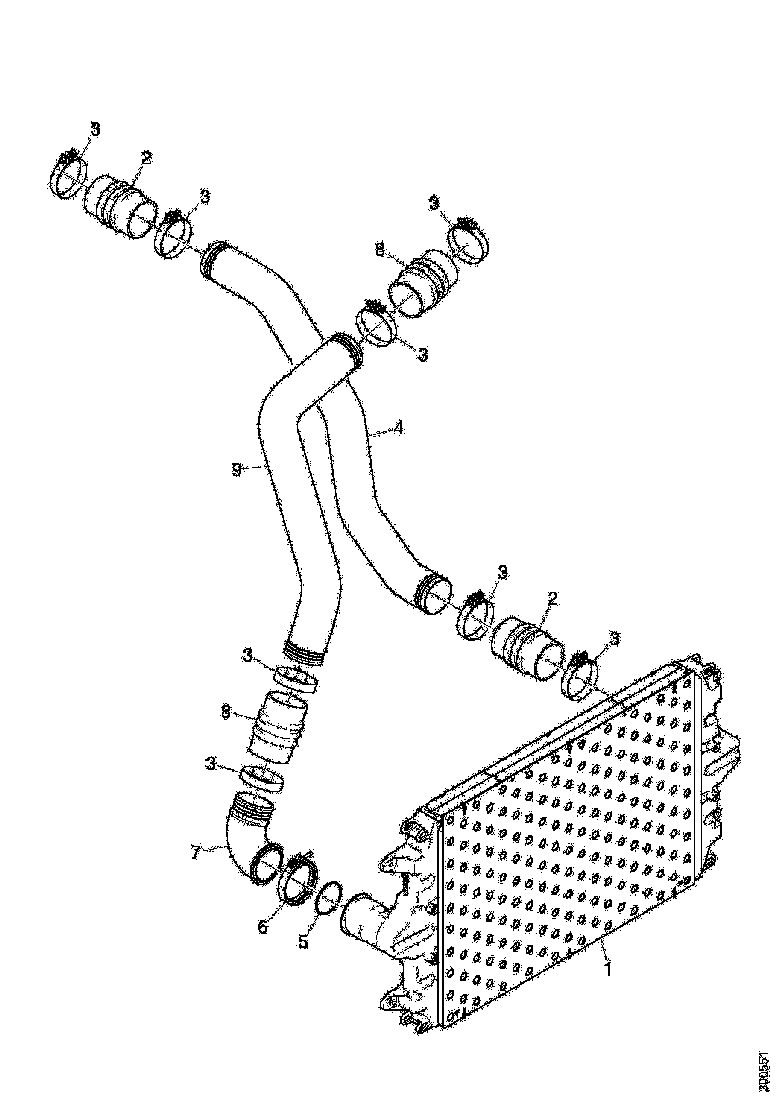 Buy 1910750 CHARGE AIR PIPE SCANIA