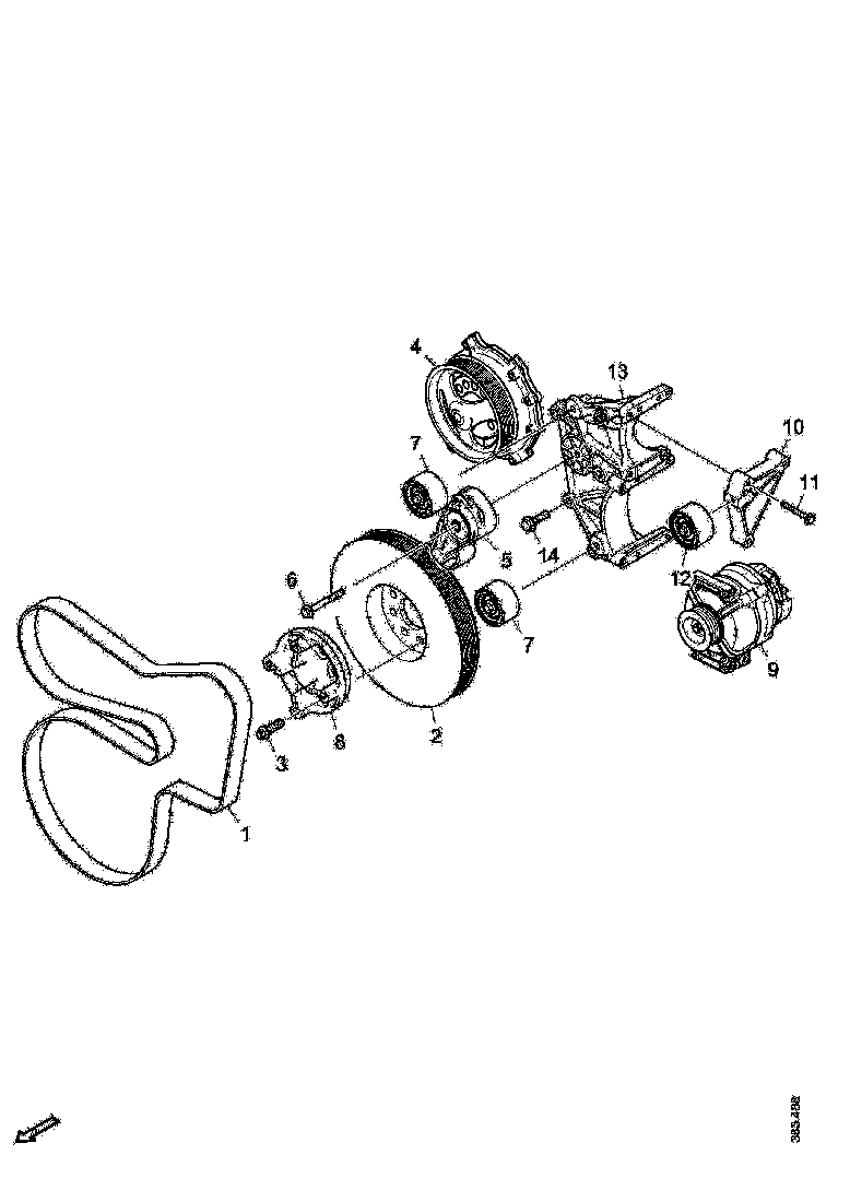 Buy 1920231 POLY V-BELT SCANIA