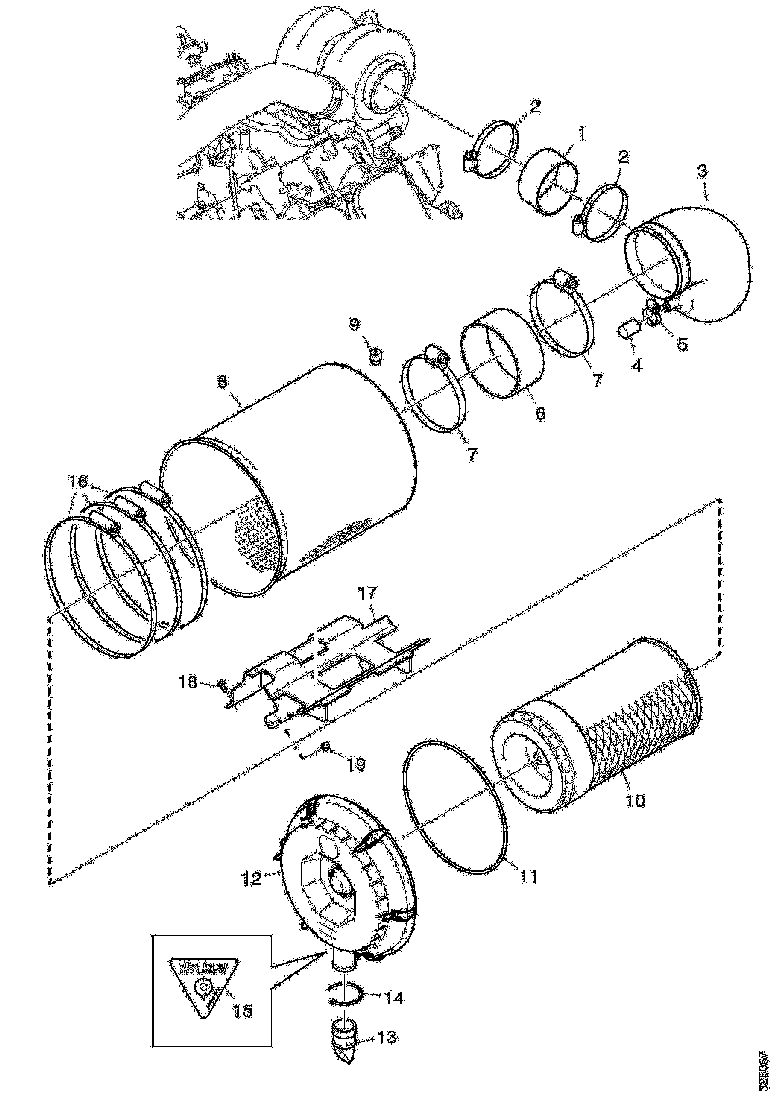 Buy 1925175 AIR CLEANE SCANIA