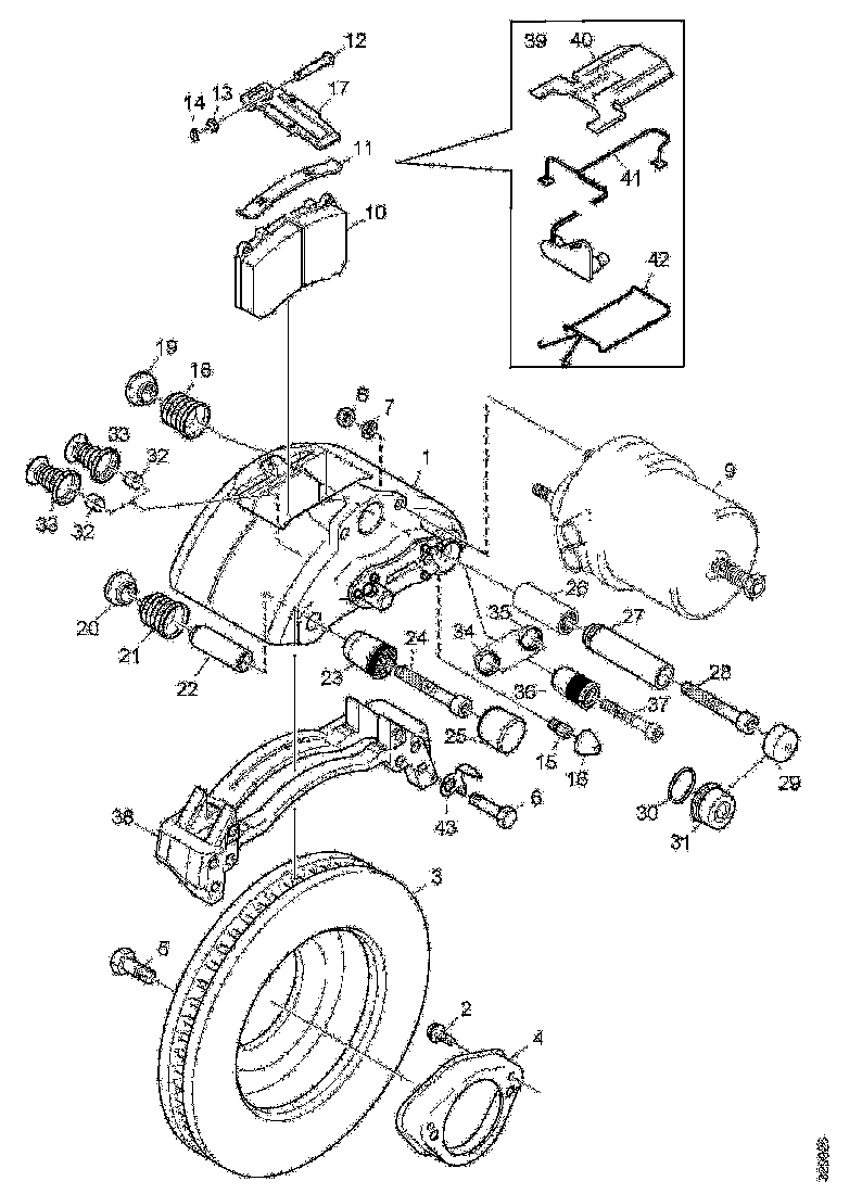 Buy 1928819 BRAKE CALIPER LH SCANIA