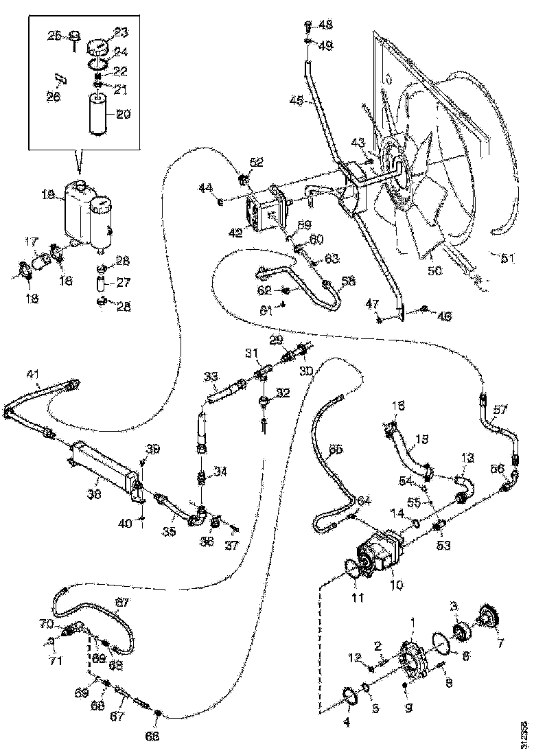 Buy 1940476 HYDRAULIC HOSE SCANIA