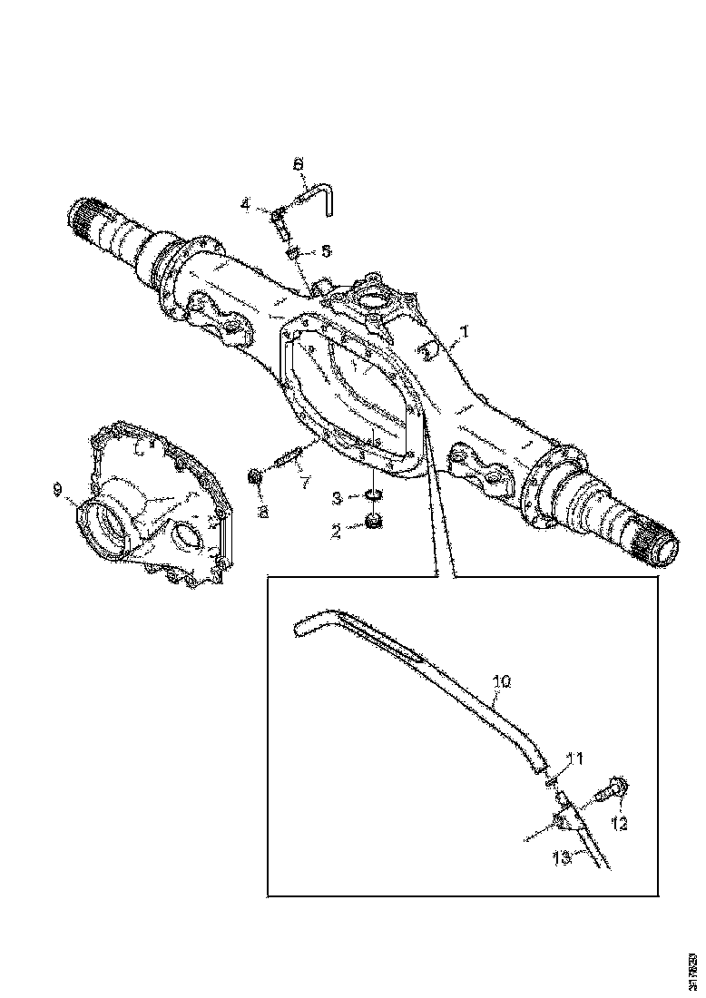 Buy 1944628 REAR AXLE SCANIA