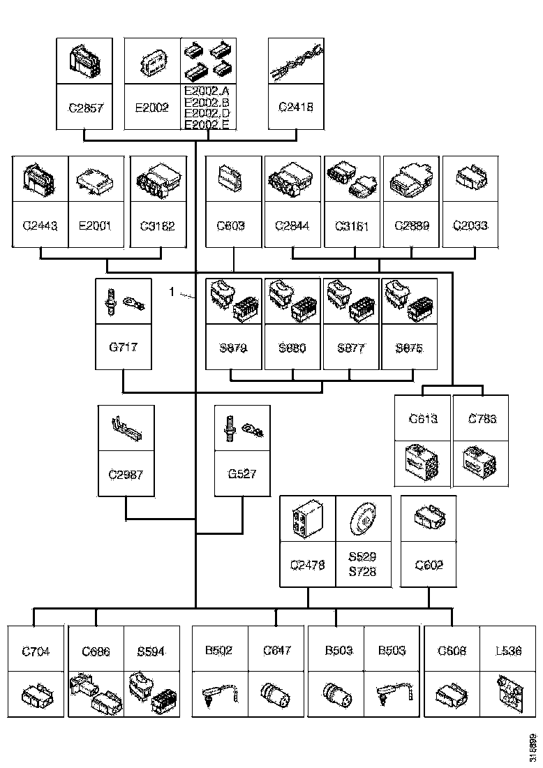 Buy 1948350 CABLE HARNESS SCANIA