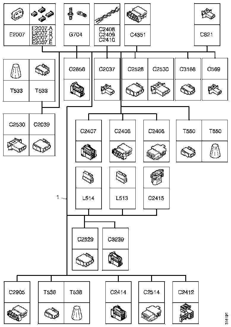 Buy 1948352 CABLE HARNESS SCANIA
