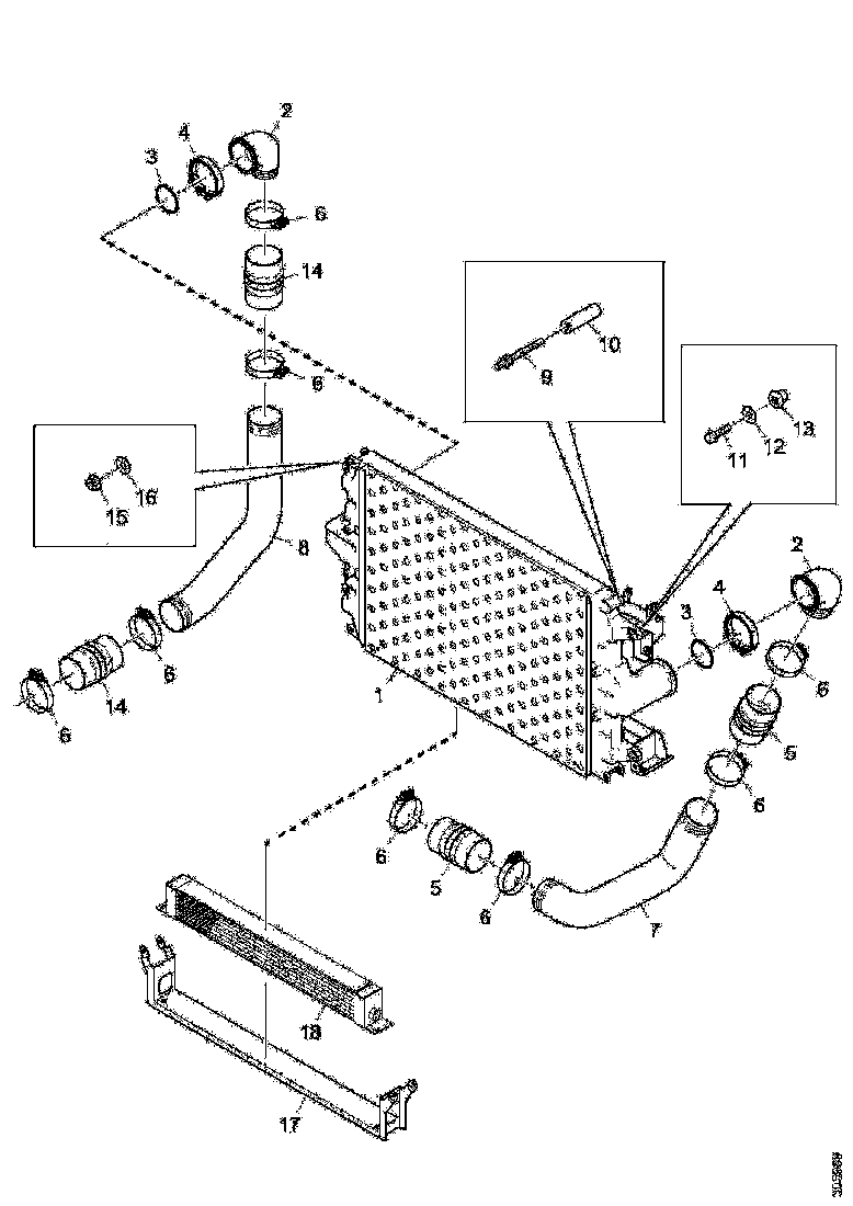 Buy 2000873 CHARGE AIR SCANIA