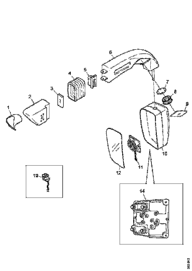 Buy 2001149 MIRROR CAS SCANIA